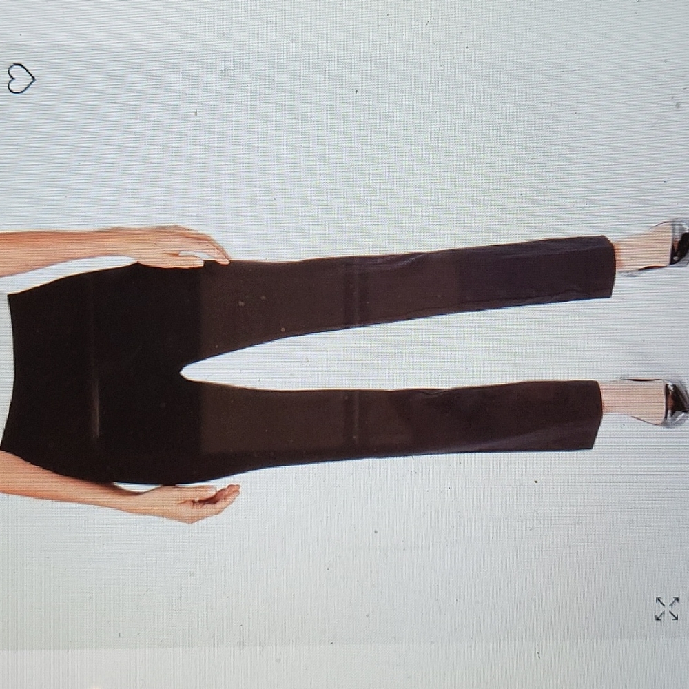 JM Collection Petite Black Straight Leg